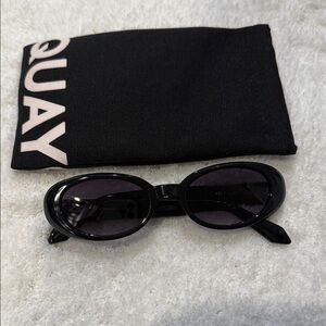 Quay Australia Glossy Black Sunglasses